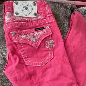 Miss Me Pink Jeans - Size 25